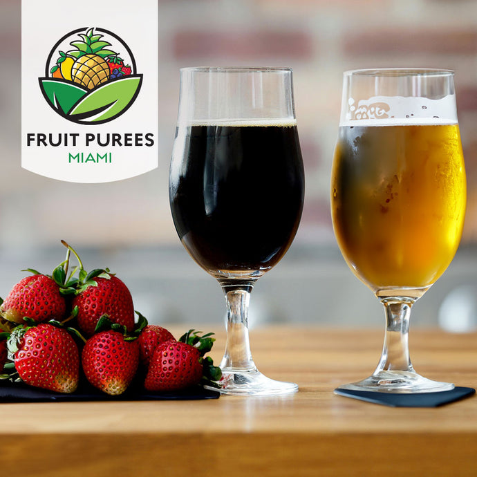 Elevate Your Brews with Fruit Purees Miami's Premium Strawberry Puree: Crafting Strawberry Stout and Blonde Ale