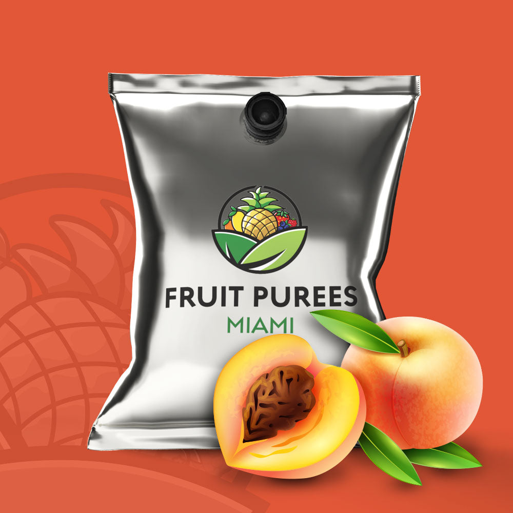 44 lb Peach - Aseptic Fruit Puree