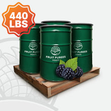 Load image into Gallery viewer, 440 lbs Blackberry - 4-Drum Bundle - Aseptic Fruit Puree
