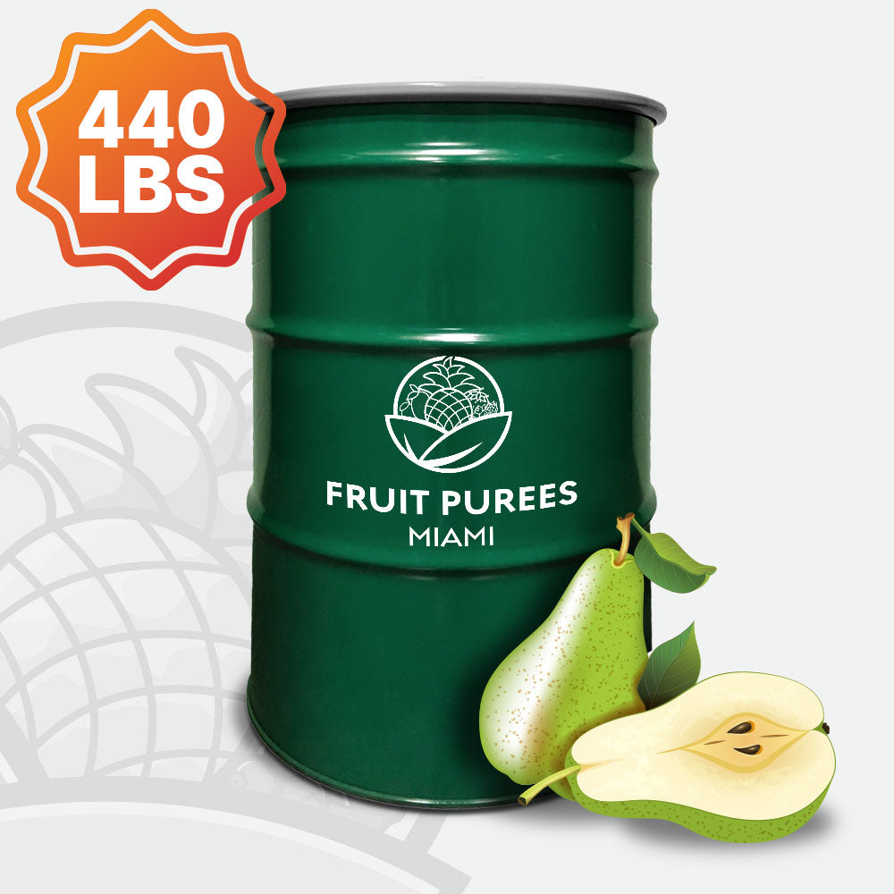 440 lbs Drum Pear - *Pre-Order* - Aseptic Fruit Puree