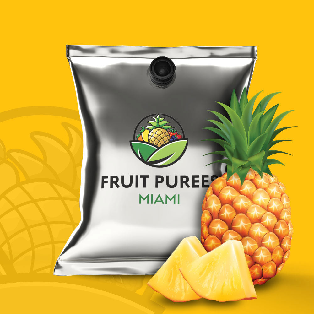 44 lb Pineapple - Aseptic Fruit Puree – Fruit Purees Miami