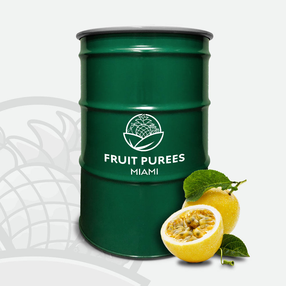 485 lbs Drum Passion Fruit - Aseptic Fruit Puree