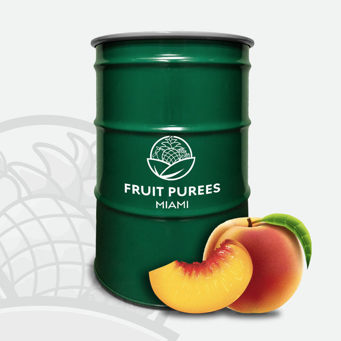 485 lbs Drum Peach - Aseptic Fruit Puree