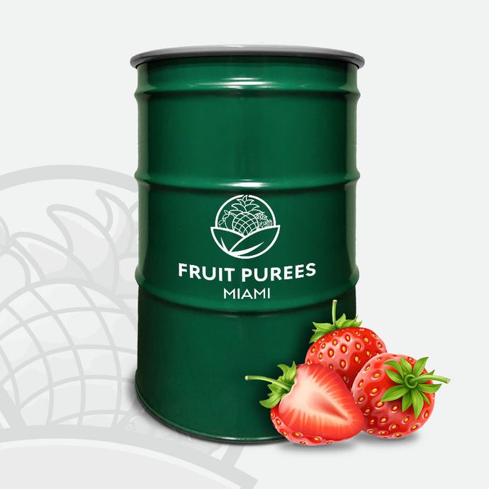 485 lbs Drum Strawberry - Aseptic Fruit Puree